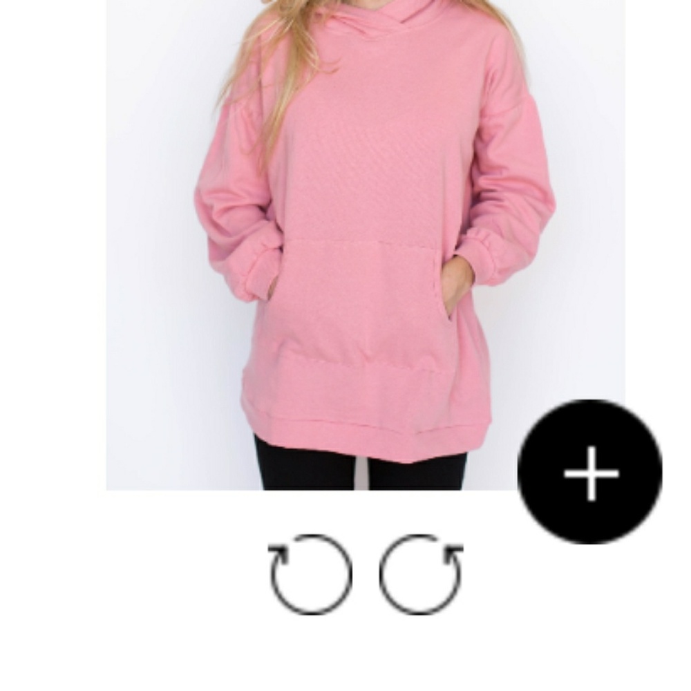 Puff sleeve hoodie